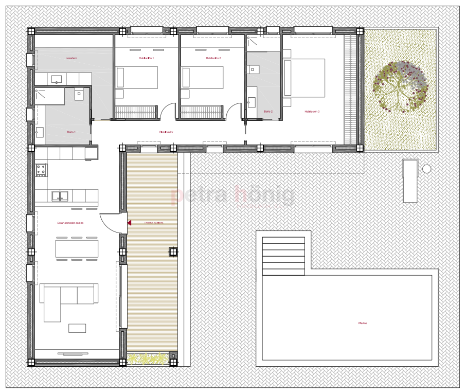 Neubau-Projekte - Einfamilienhaus - Pinoso